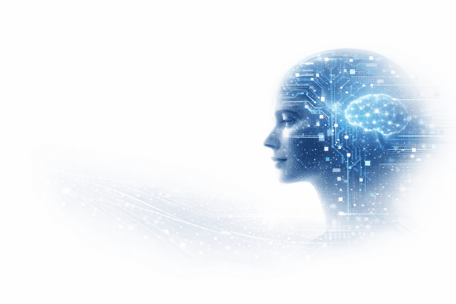 Visualizacion abstracta de IA que representa la evaluacion de capacidad en inteligencia artificial